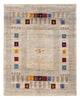 Persisk Gabbeh Tæppe 196x155cm - Perserteppich Wollteppich