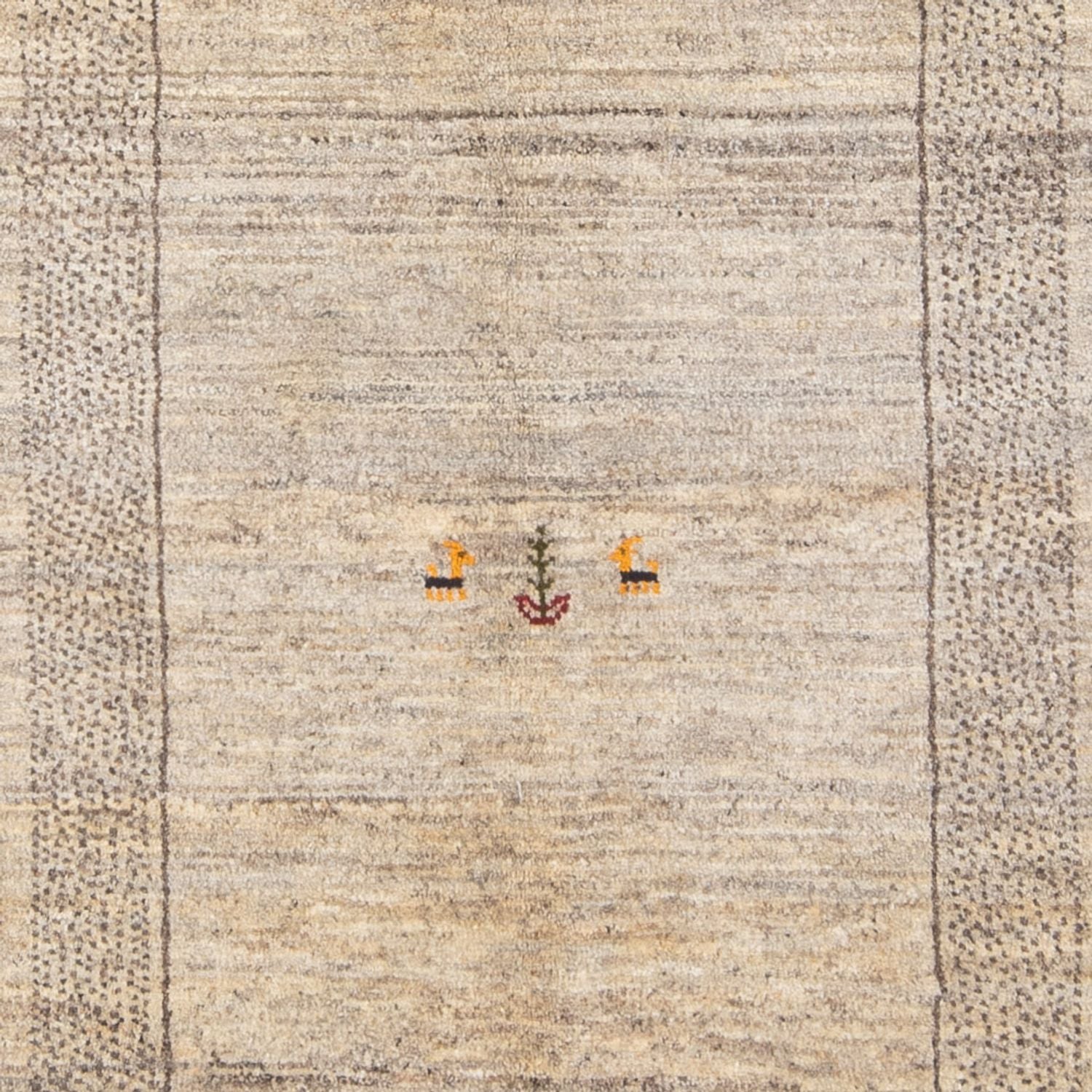 Gabbeh-tæppe - Persisk - 196 x 155 cm - flerfarvet