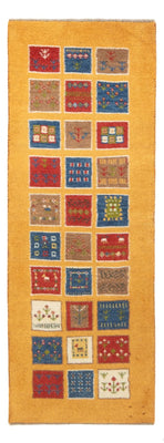 Løber Gabbeh-tæppe - Persisk - 148 x 54 cm - flerfarvet