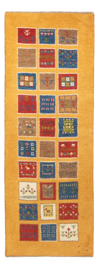 Løber Gabbeh-tæppe - Persisk - 148 x 54 cm - flerfarvet