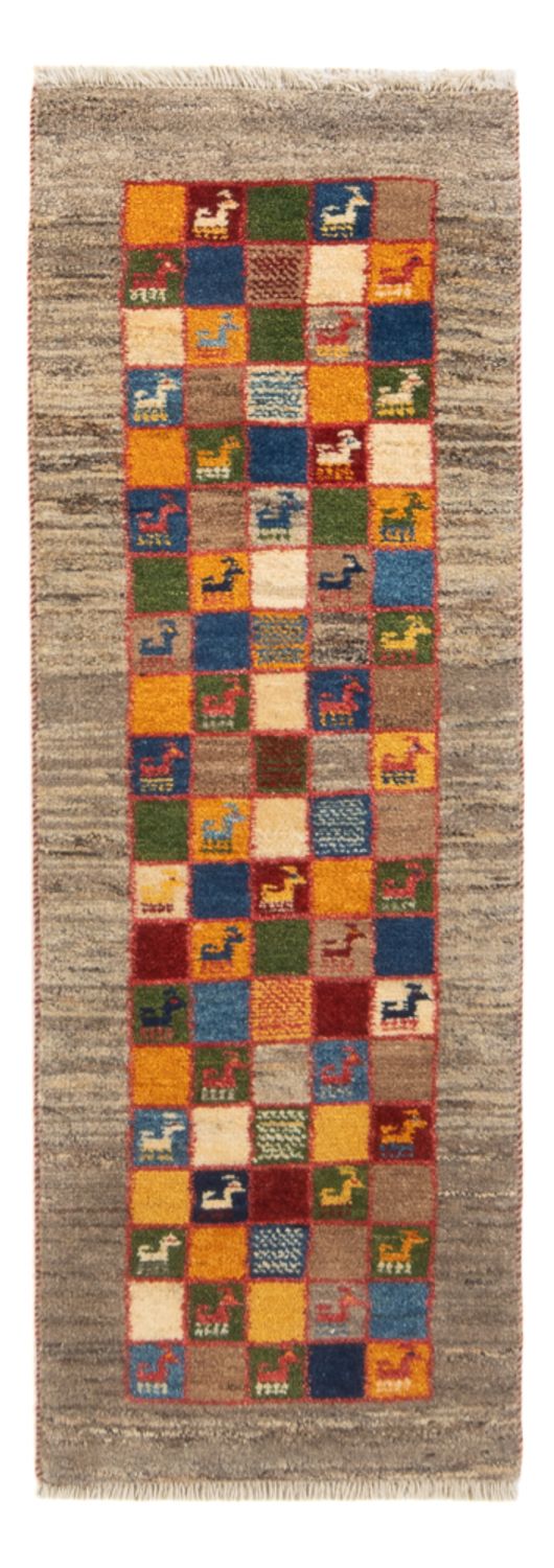 Løber Gabbeh-tæppe - Persisk - 145 x 46 cm - flerfarvet