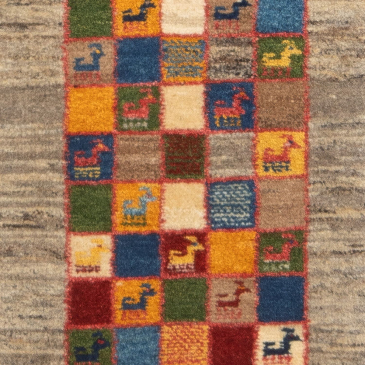 Løber Gabbeh-tæppe - Persisk - 145 x 46 cm - flerfarvet
