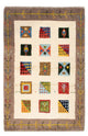 Persisk Gabbeh Tæppe 87x60cm - Perserteppich Wollteppich