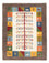 Gabbeh-tæppe - Persisk - 90 x 63 cm - flerfarvet