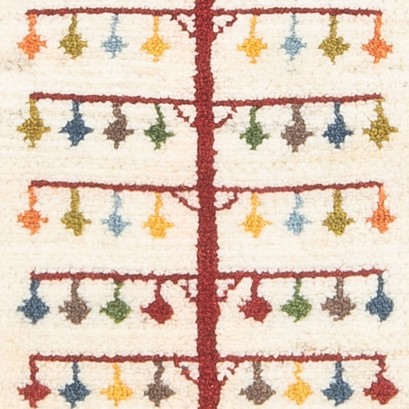 Gabbeh-tæppe - Persisk - 90 x 63 cm - flerfarvet