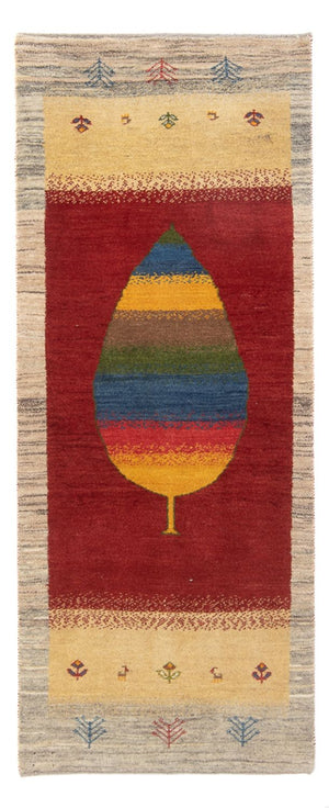 Løber Gabbeh-tæppe - Persisk - 190 x 77 cm - flerfarvet