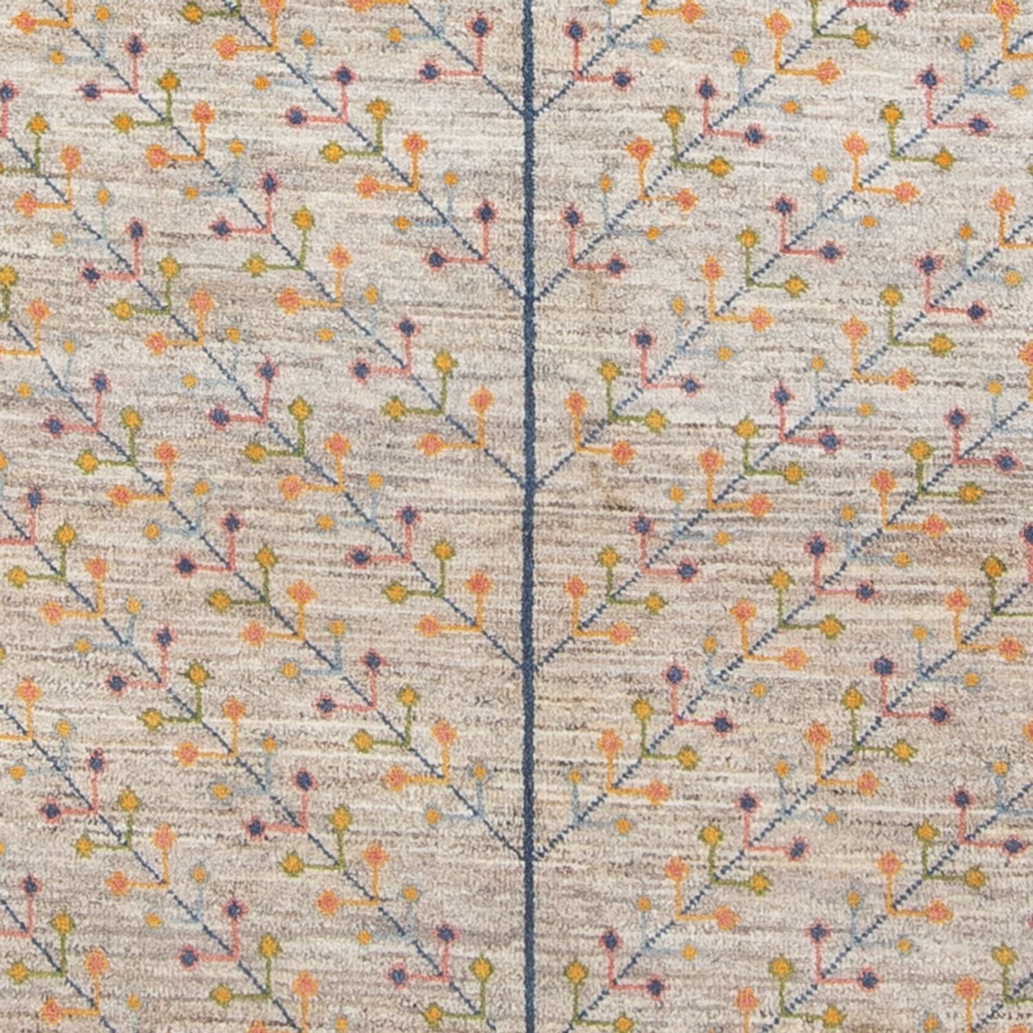 Gabbeh-tæppe - Persisk - 200 x 151 cm - mørk beige