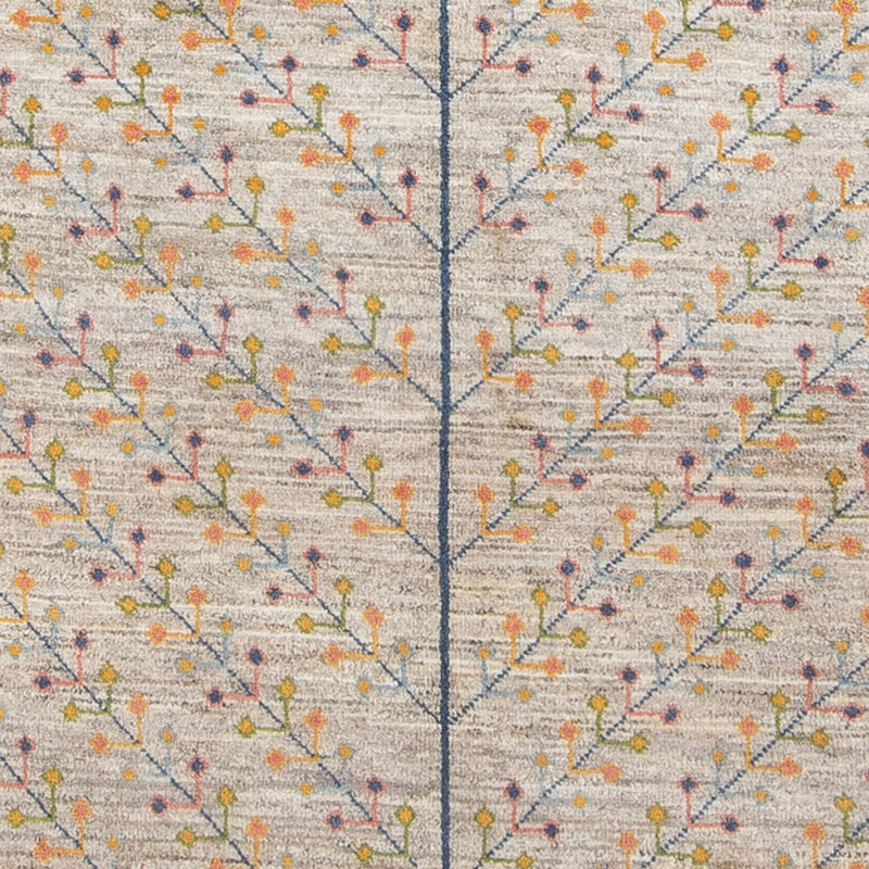Gabbeh-tæppe - Persisk - 200 x 151 cm - mørk beige