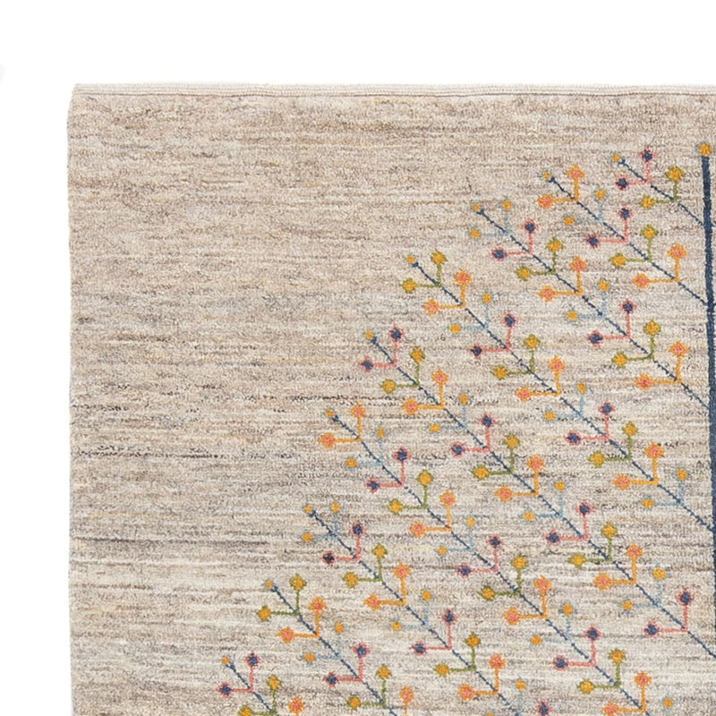 Gabbeh-tæppe - Persisk - 200 x 151 cm - mørk beige