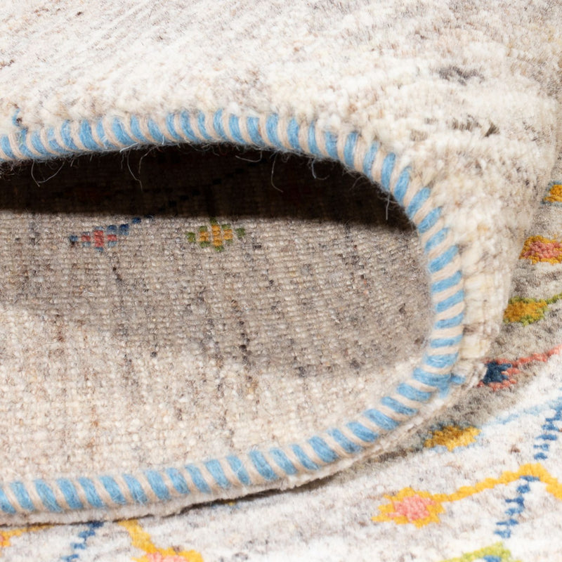 Gabbeh-tæppe - Persisk - 200 x 151 cm - mørk beige