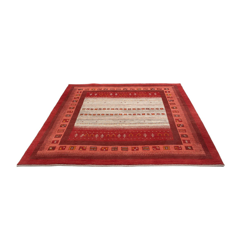 Gabbeh-tæppe - Persisk - 240 x 205 cm - flerfarvet