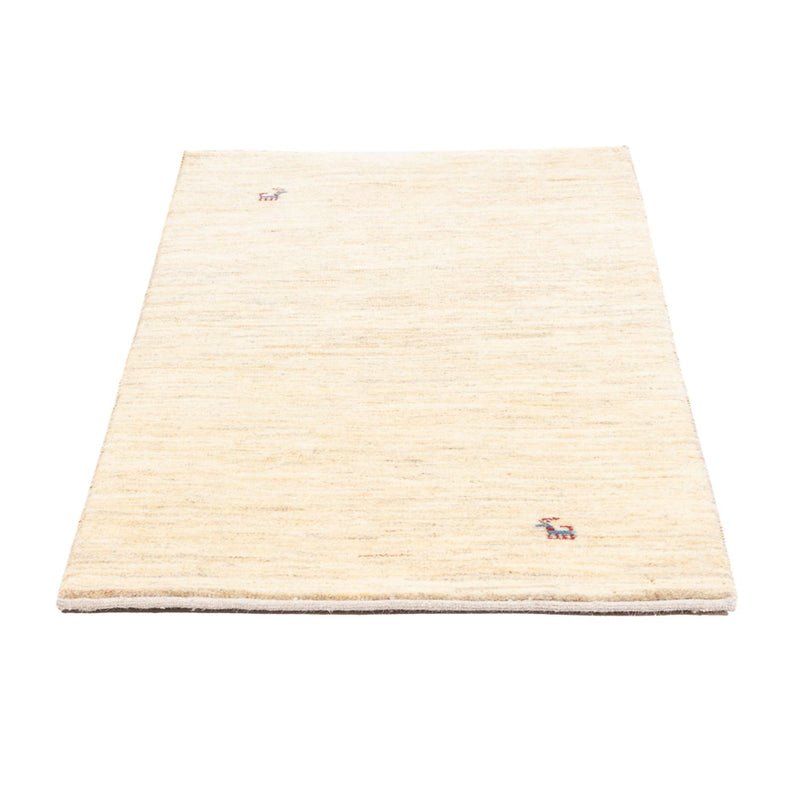 Gabbeh-tæppe - Persisk - 139 x 71 cm - lys beige