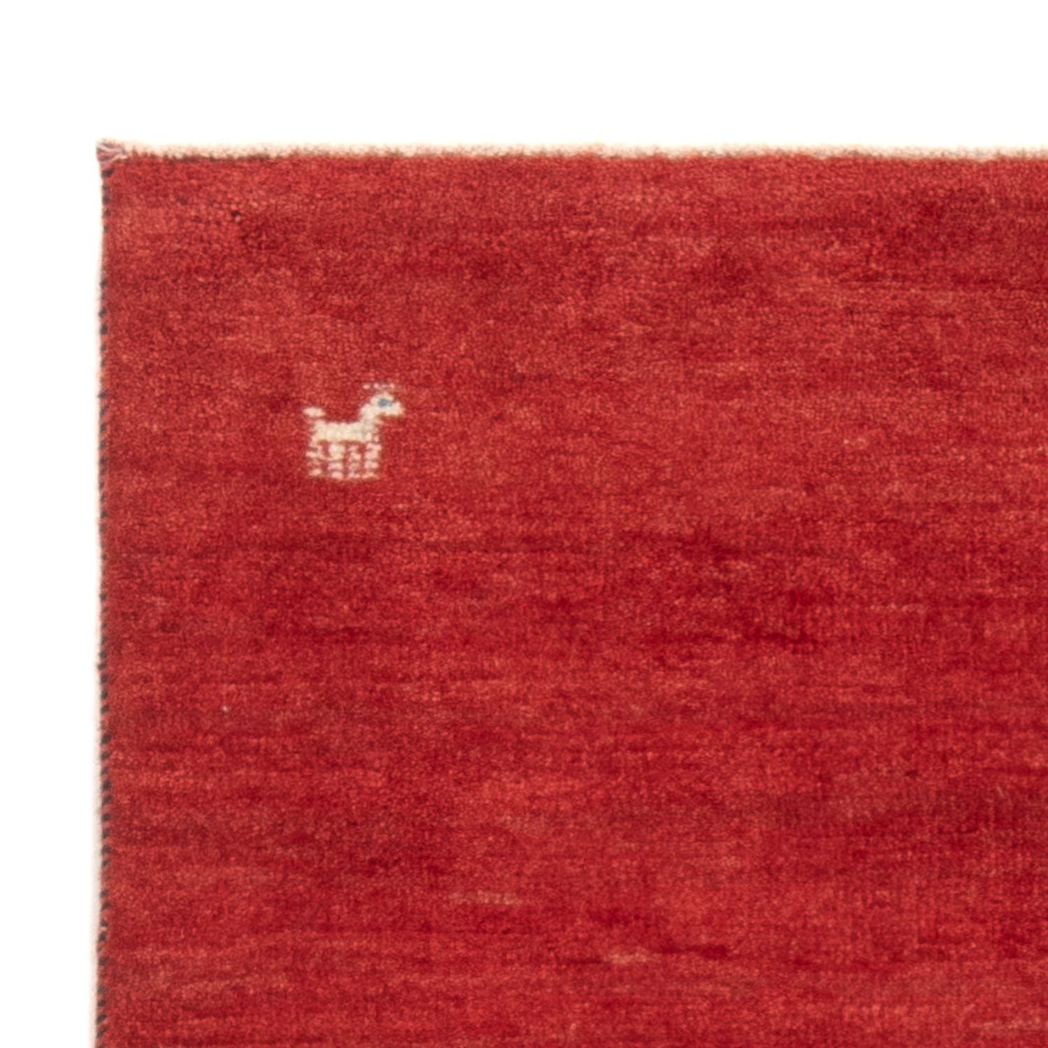 Gabbeh-tæppe - Persisk - 139 x 73 cm - rød