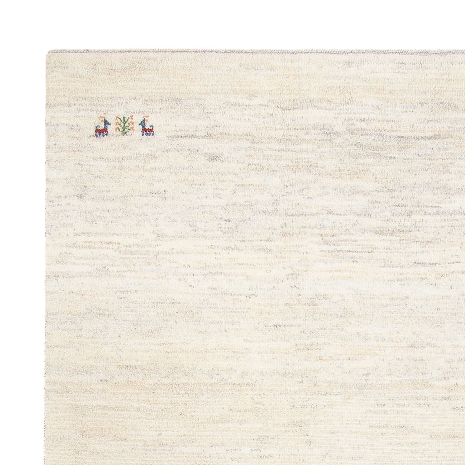 Gabbeh-tæppe - Persisk - 237 x 197 cm - hvid
