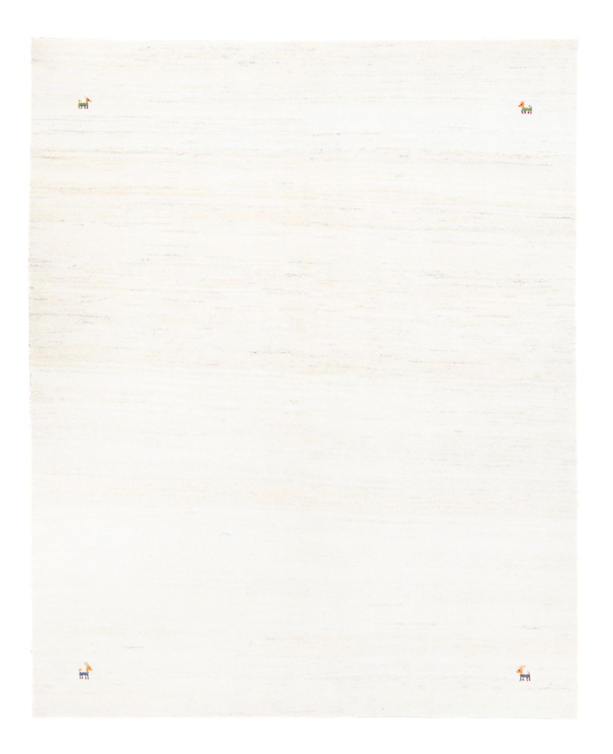Gabbeh-tæppe - Persisk - 193 x 153 cm - hvid