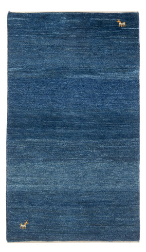 Gabbeh-tæppe - Persisk - 135 x 69 cm - havblå
