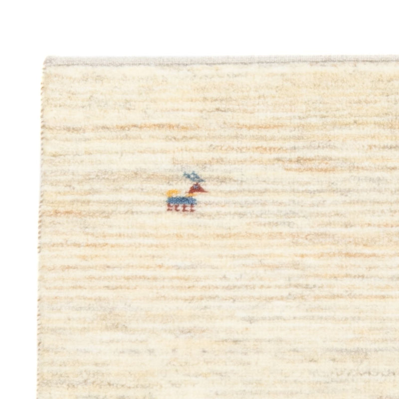 Gabbeh-tæppe - Persisk - 137 x 73 cm - lys beige