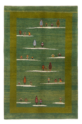 Gabbeh-tæppe - Persisk - 183 x 120 cm - grøn