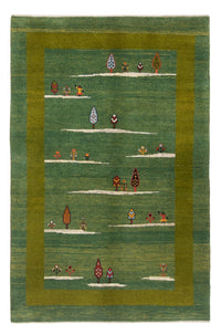 Gabbeh-tæppe - Persisk - 183 x 120 cm - grøn