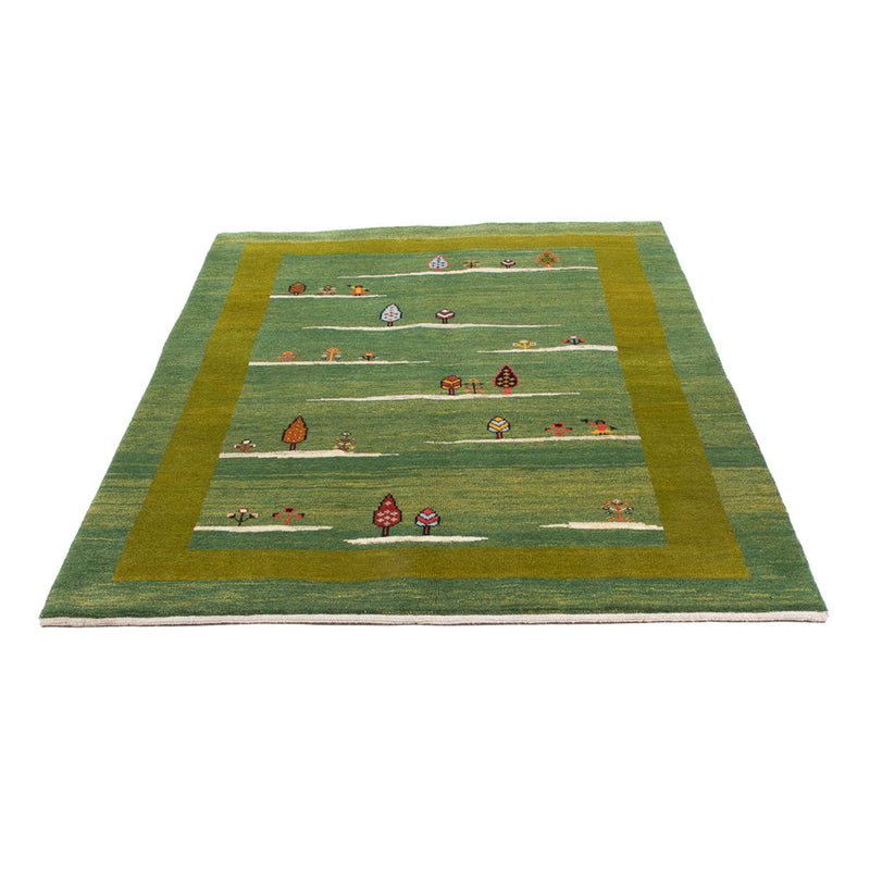 Gabbeh-tæppe - Persisk - 183 x 120 cm - grøn