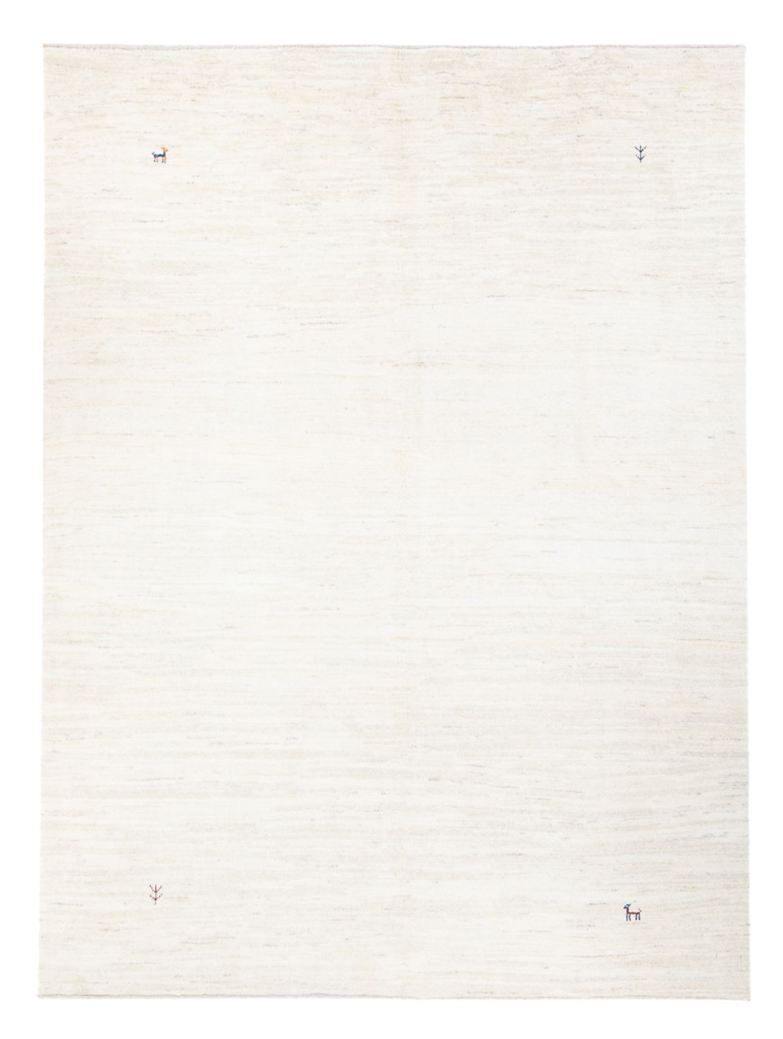 Gabbeh-tæppe - Persisk - 232 x 174 cm - hvid