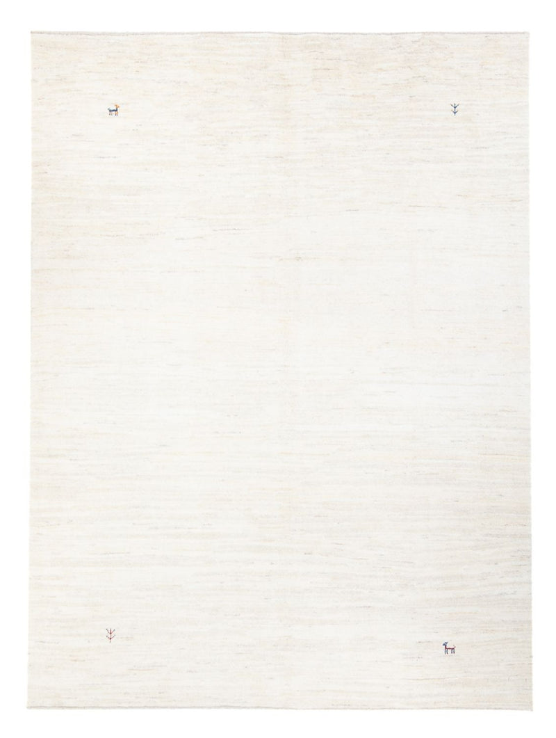 Gabbeh-tæppe - Persisk - 232 x 174 cm - hvid