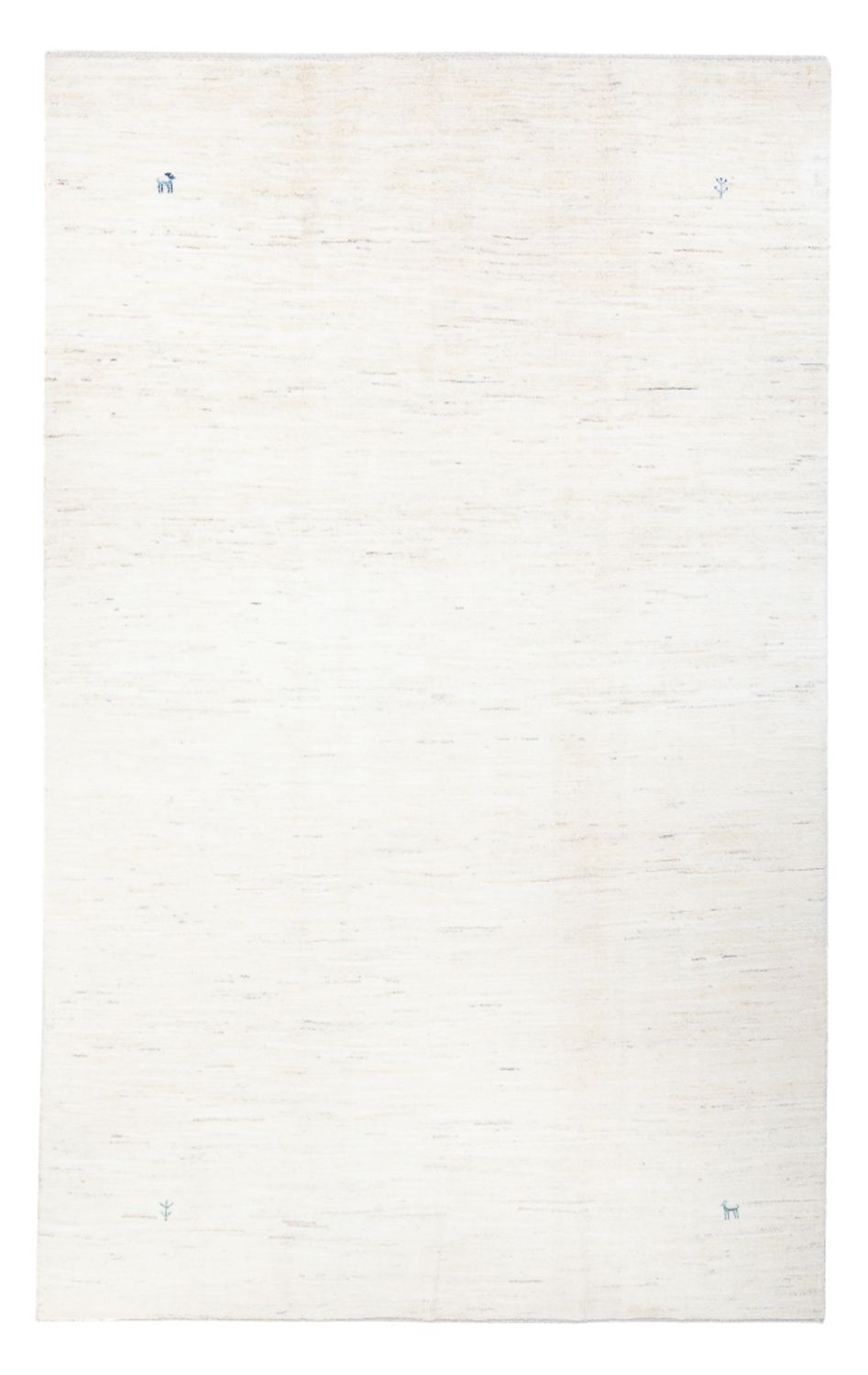 Gabbeh-tæppe - Persisk - 297 x 191 cm - hvid