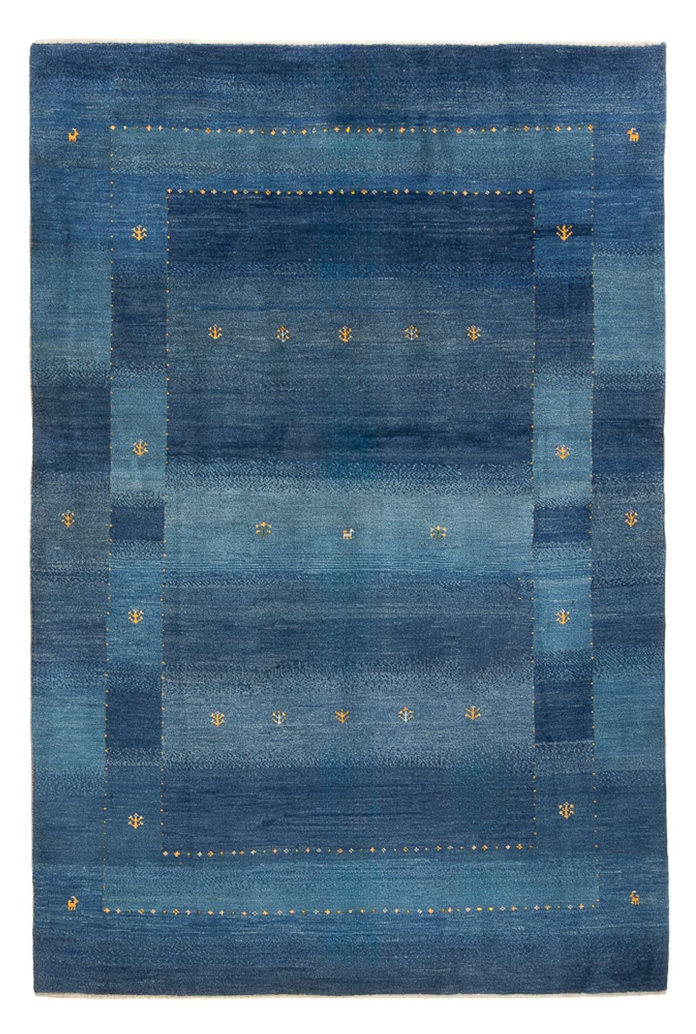 Gabbeh-tæppe - Persisk - 264 x 175 cm - havblå