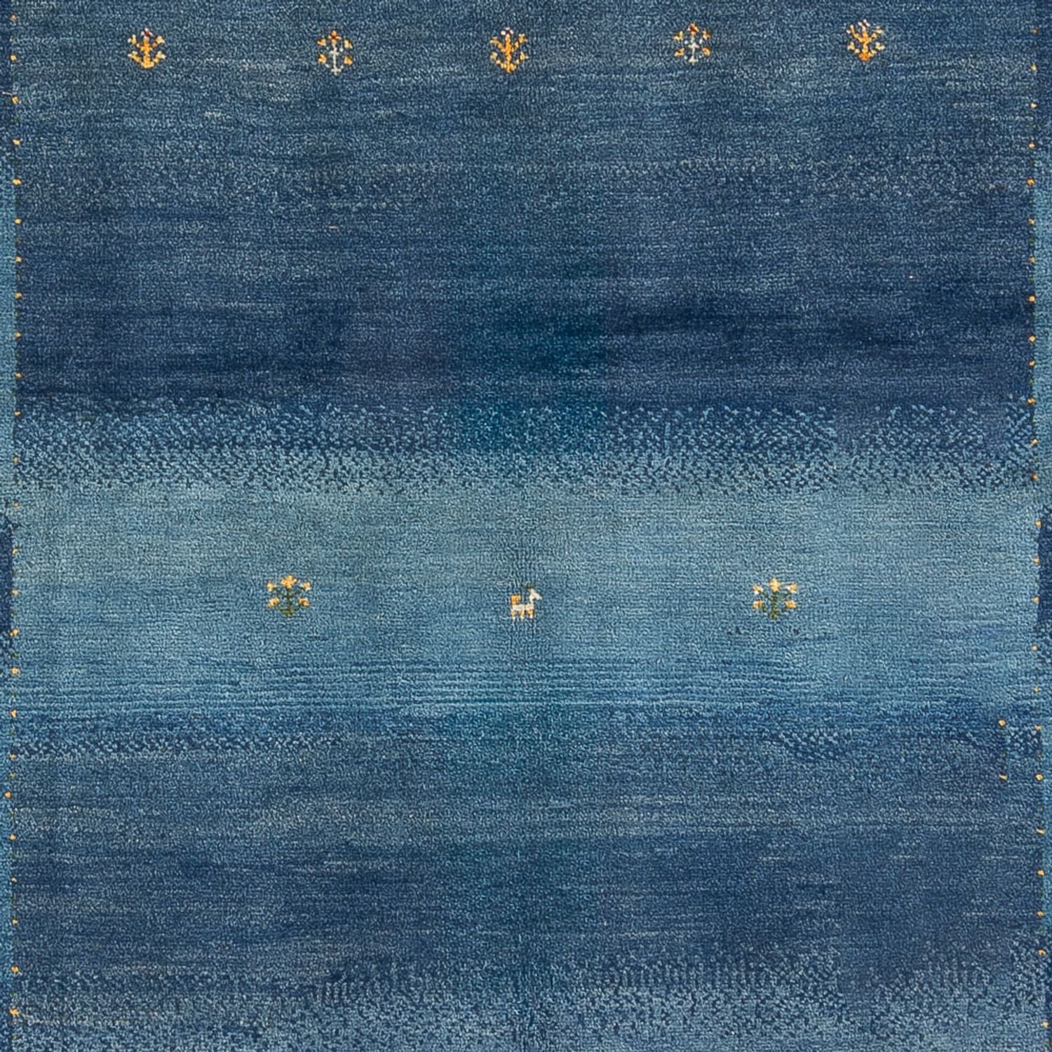 Gabbeh-tæppe - Persisk - 264 x 175 cm - havblå