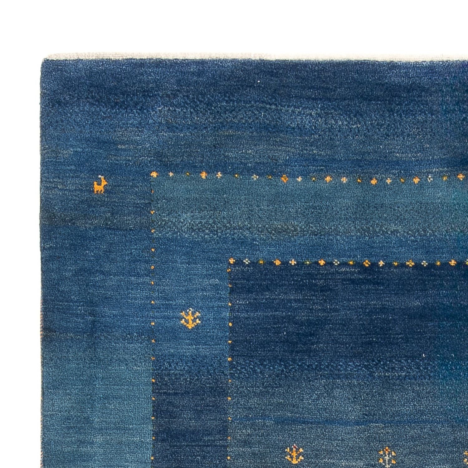 Gabbeh-tæppe - Persisk - 264 x 175 cm - havblå