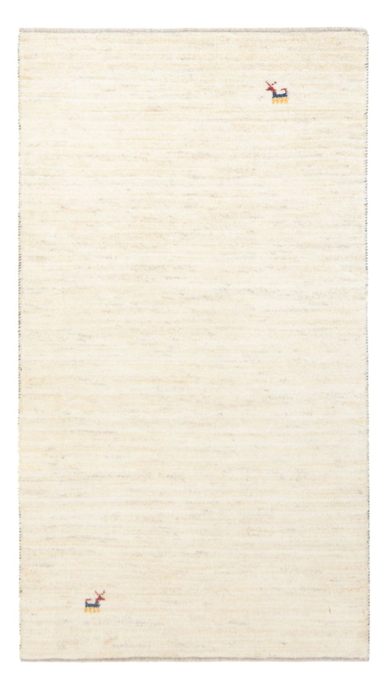 Gabbeh-tæppe - Persisk - 146 x 72 cm - beige