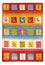 Gabbeh-tæppe - Persisk - 87 x 61 cm - flerfarvet
