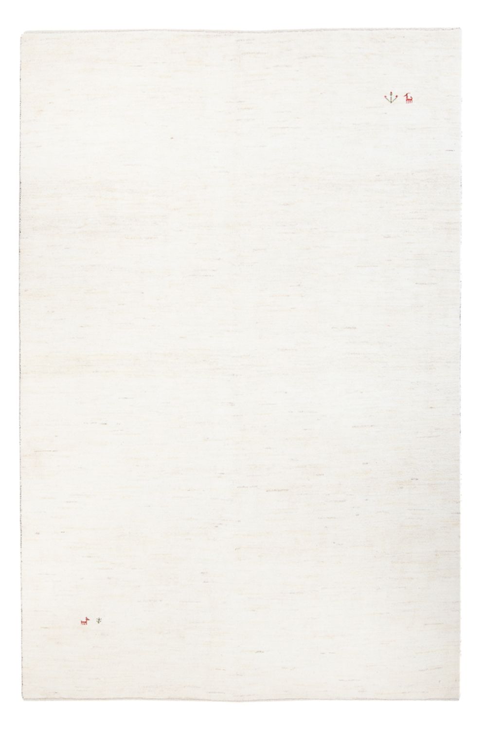 Gabbeh-tæppe - Persisk - 255 x 174 cm - hvid