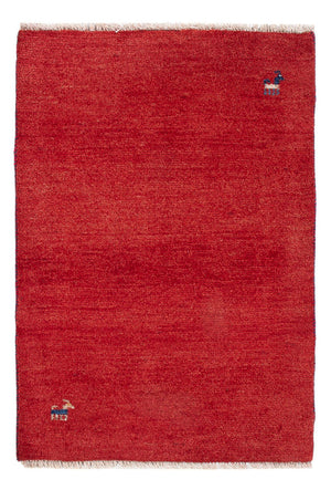 Gabbeh-tæppe - Persisk - 87 x 62 cm - rød