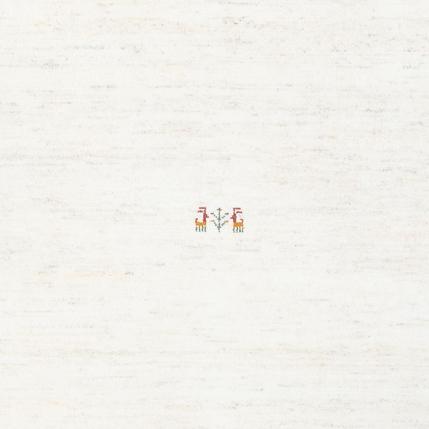 Gabbeh-tæppe - Persisk - 243 x 198 cm - hvid