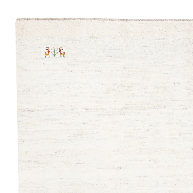 Gabbeh-tæppe - Persisk - 243 x 198 cm - hvid