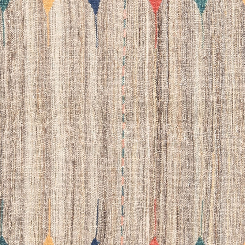 Kelim-tæppe - orientalsk firkantet  - 128 x 125 cm - mintgrøn