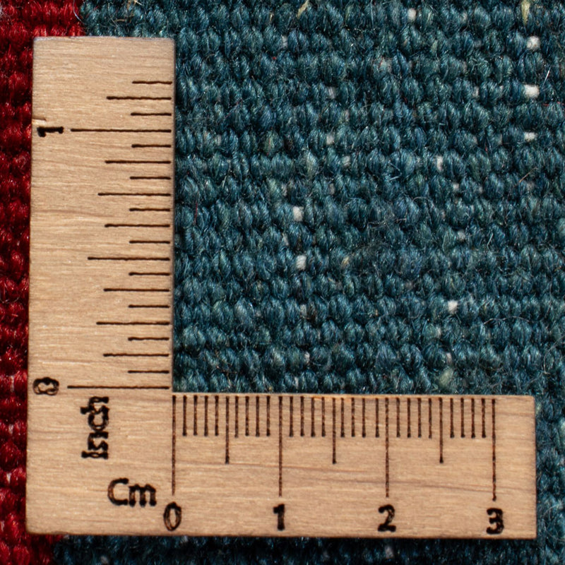Kelim-tæppe - orientalsk - 136 x 125 cm - mintgrøn
