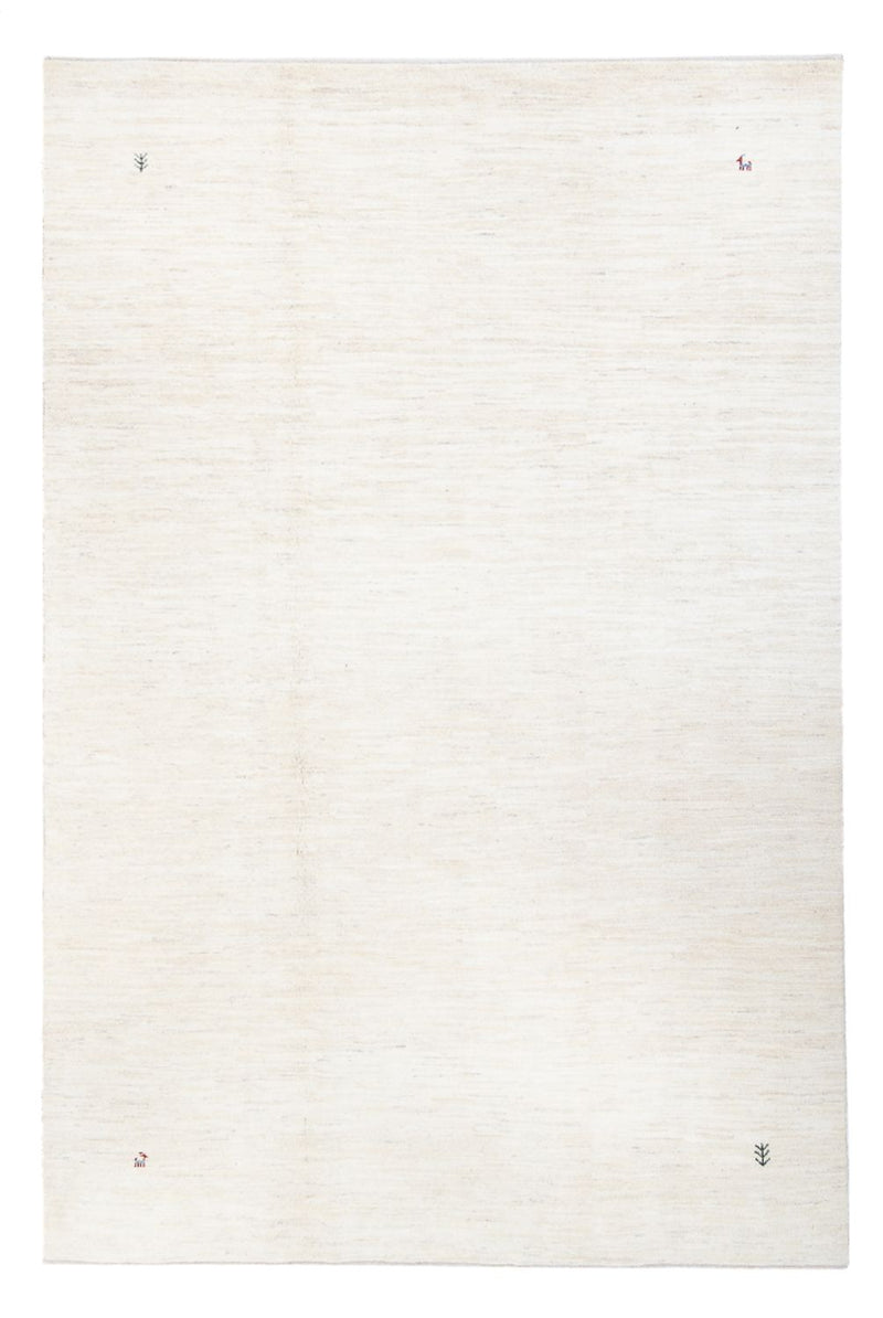 Gabbeh-tæppe - Persisk - 296 x 204 cm - hvid