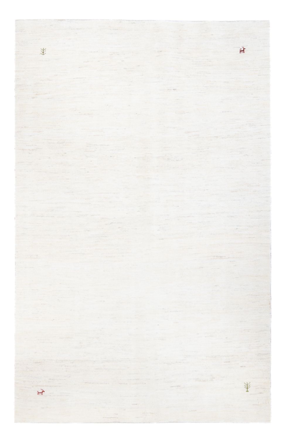 Gabbeh-tæppe - Persisk - 253 x 171 cm - hvid
