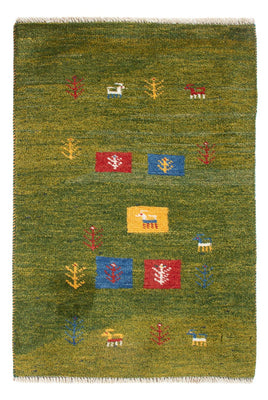 Gabbeh-tæppe - Persisk - 85 x 55 cm - flerfarvet