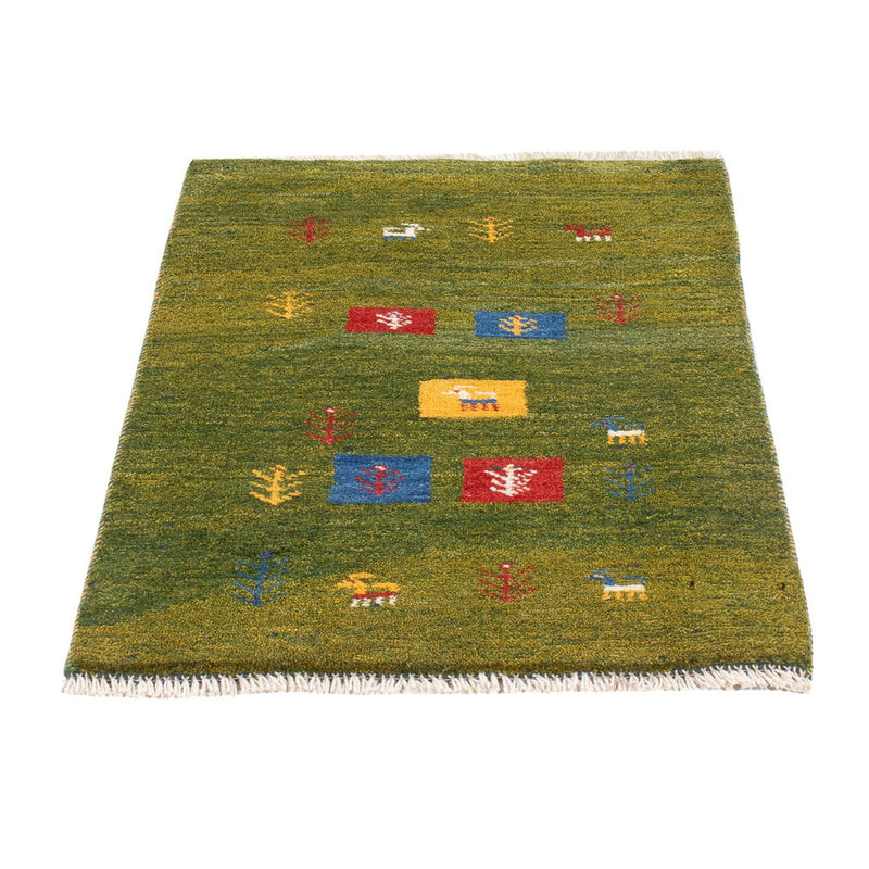 Gabbeh-tæppe - Persisk - 85 x 55 cm - flerfarvet