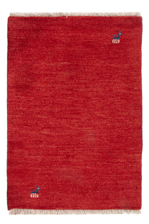 Gabbeh-tæppe - Persisk - 87 x 60 cm - rød