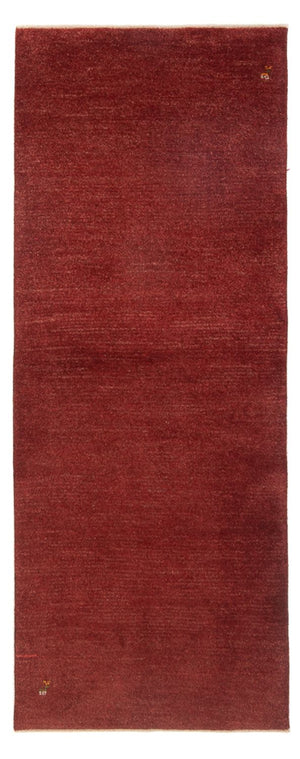 Løber Gabbeh-tæppe - Persisk - 197 x 82 cm - mørkerød