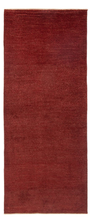 Løber Gabbeh-tæppe - Persisk - 196 x 84 cm - mørkerød