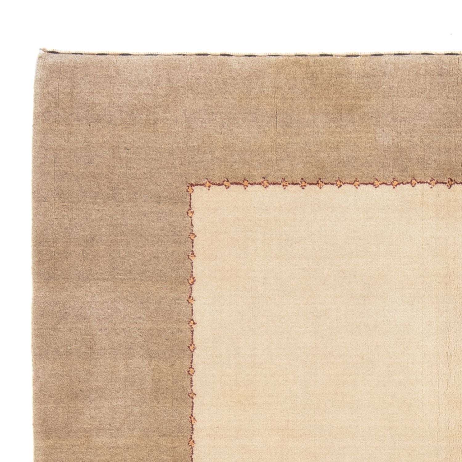 Gabbeh Tæppe - Loribaft Softy - 182 x 125 cm - lys beige