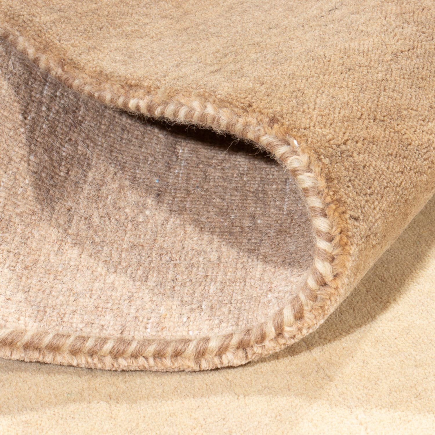 Gabbeh Tæppe - Loribaft Softy - 182 x 125 cm - lys beige
