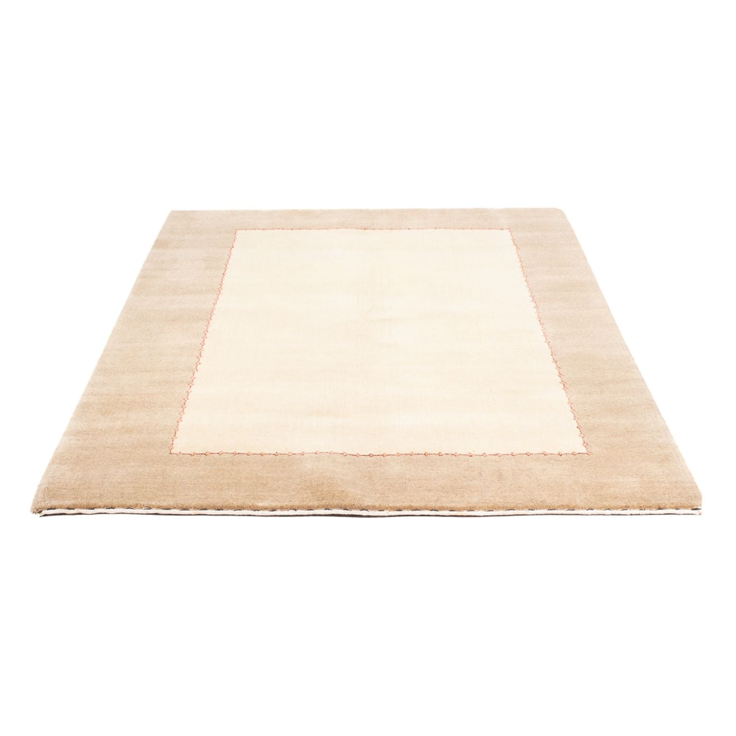 Gabbeh Tæppe - Loribaft Softy - 182 x 125 cm - lys beige