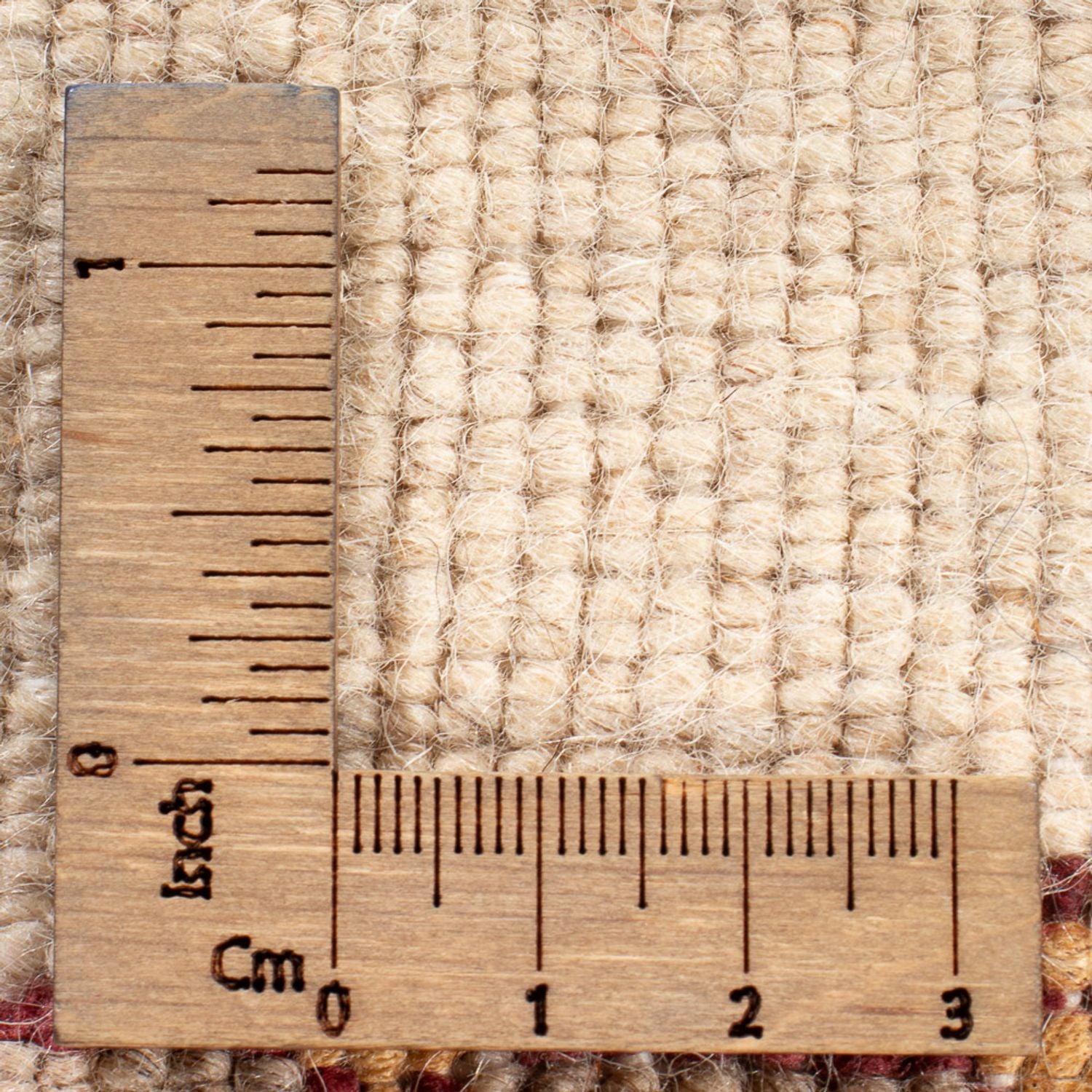 Gabbeh Tæppe - Loribaft Softy - 182 x 125 cm - lys beige