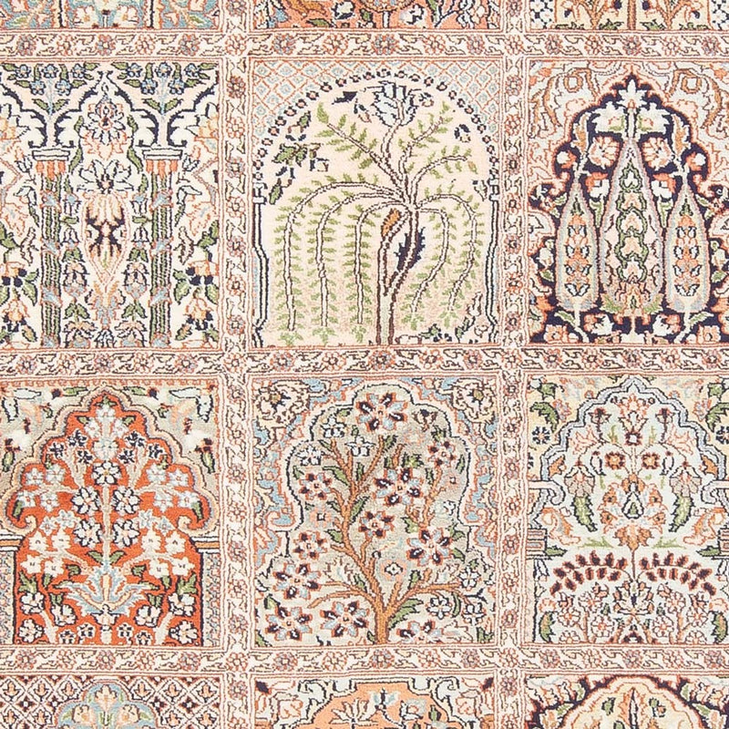 Silketæppe - Kashmir Silk - 178 x 123 cm - beige